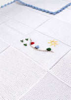 Coperta Neonato Bianco MARIO/CO by PICCOLA GIUGGIOLA