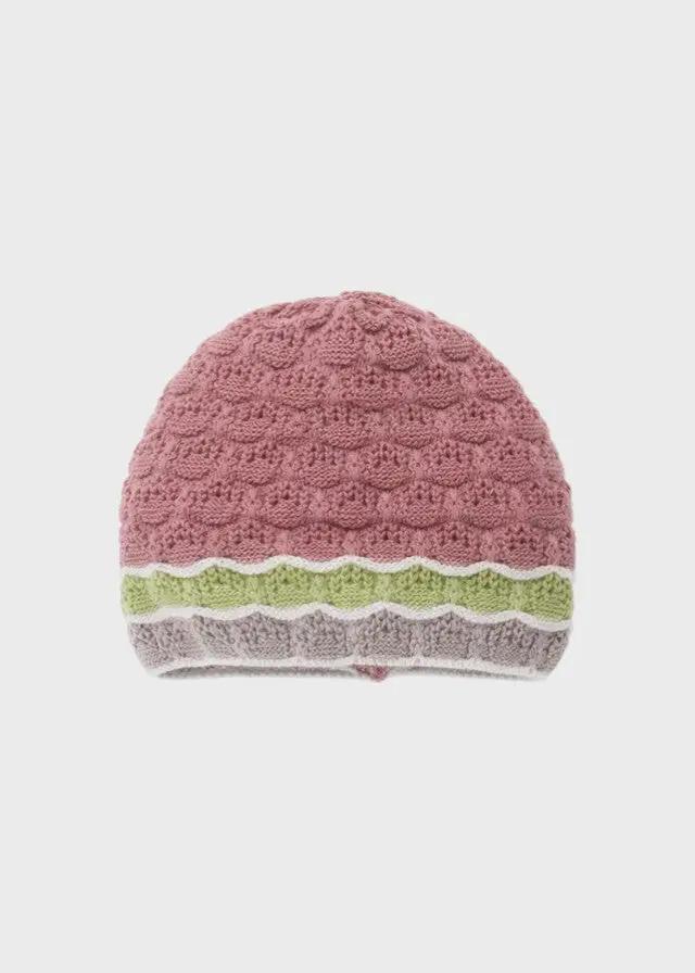 Cuffia Neonata Rosa EK1171/M by MARLU'