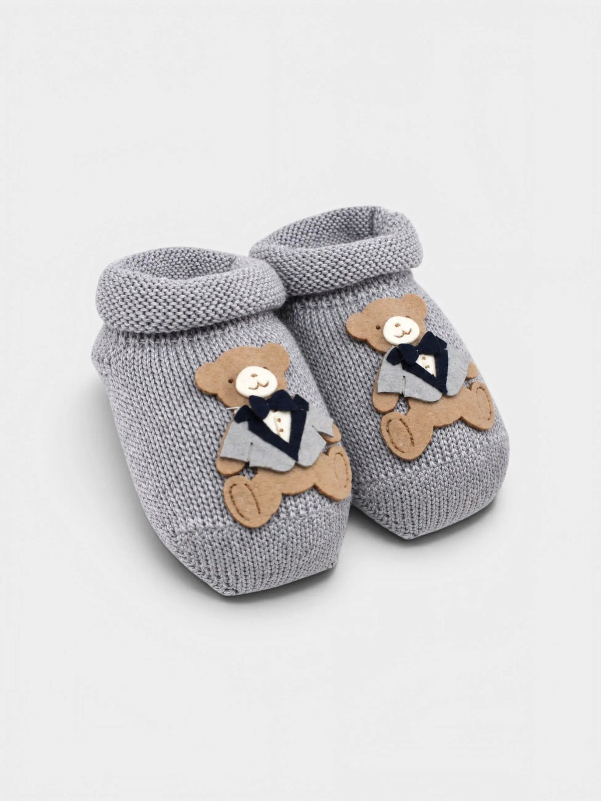 Babbucce Neonato Grigio 30561/N4 by STORY LORIS