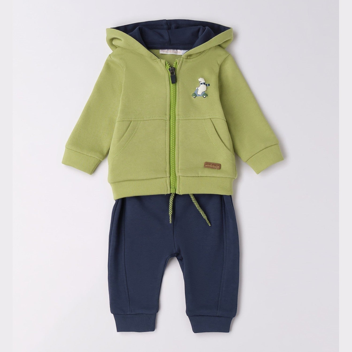 Tuta Jogging Due Pezzi Bimbo Verde 3F632/5223 -  NANU' BABY