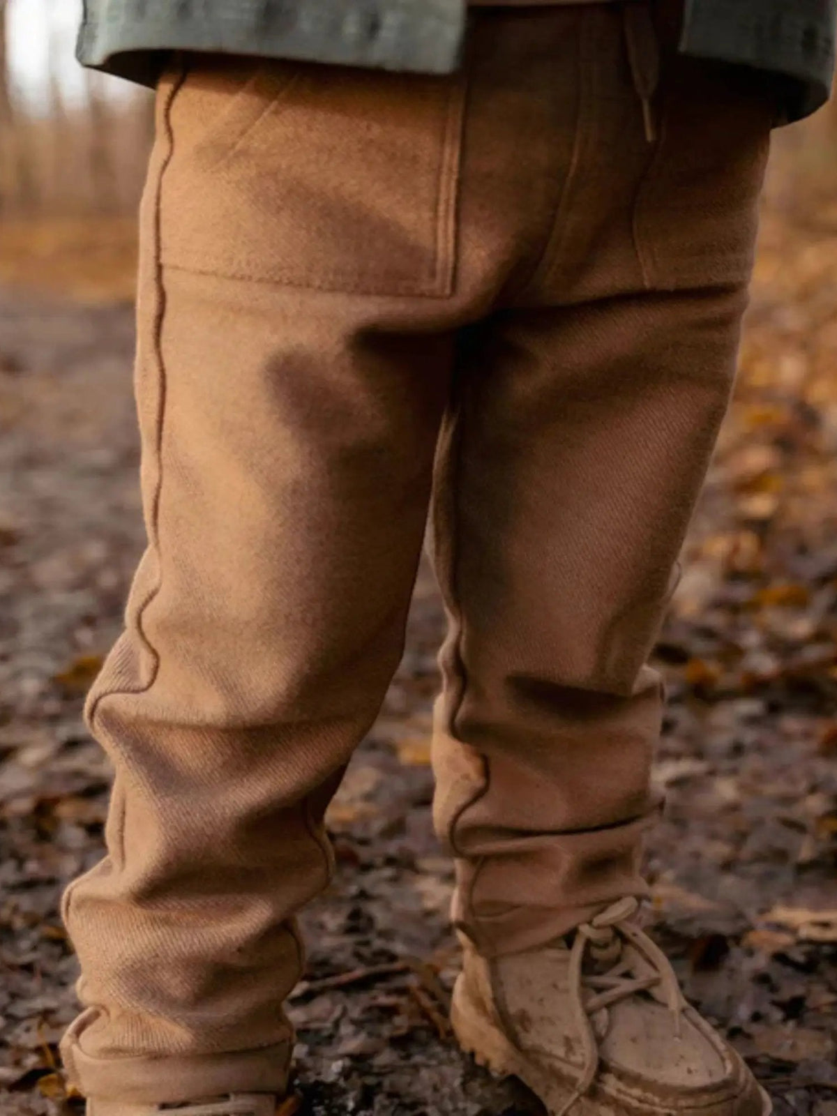 Pantaloni Bimbo Marrone CL25093055 by LITTLE DUTCH