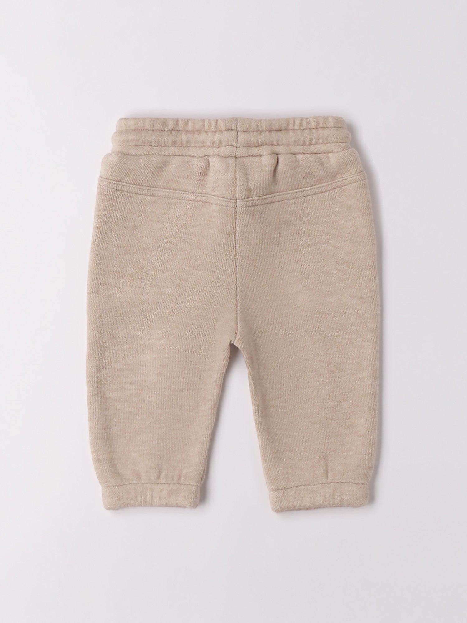 Pantalone Maglia Tagliata Lungo Bimbo Beige 3F626/8965
