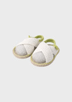 Babbucce Neonata Bianco MORGANA/SC by PICCOLA GIUGGIOLA