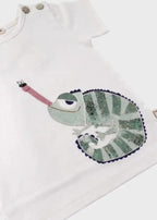T-shirt Bimbo Panna C63195 by COCCODE'