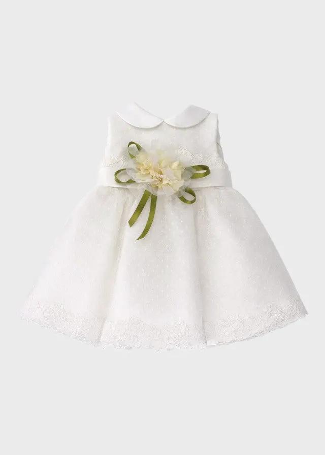 Abito Da Cerimonia Bimba Vaniglia Seta GG2639CMI