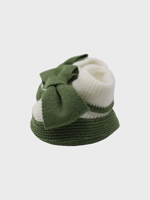 Babbucce Neonata Verde FF758615/2088 by COLORICHIARI