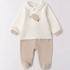 Tutina Neonato Bianco 3F673/112 by MINIBANDA