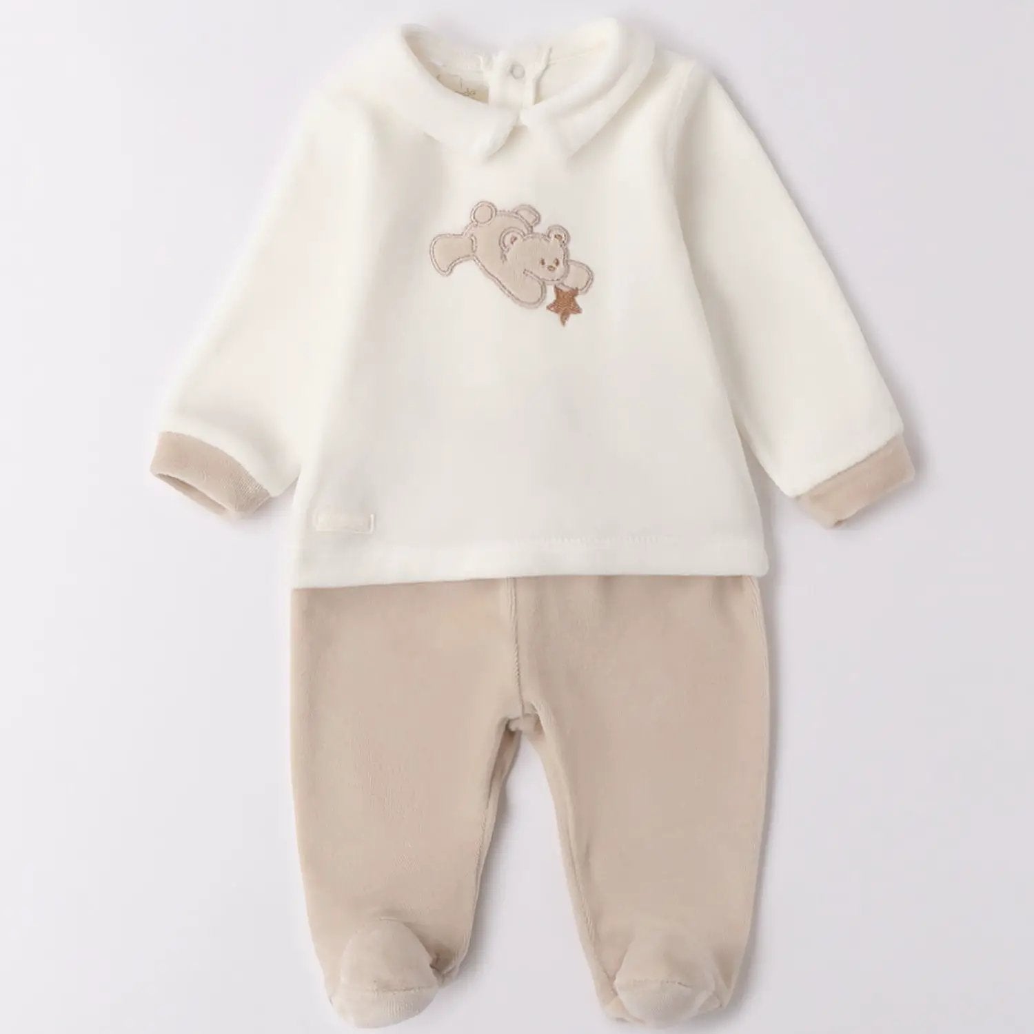 Tutina Neonato Bianco 3F673/112 by MINIBANDA