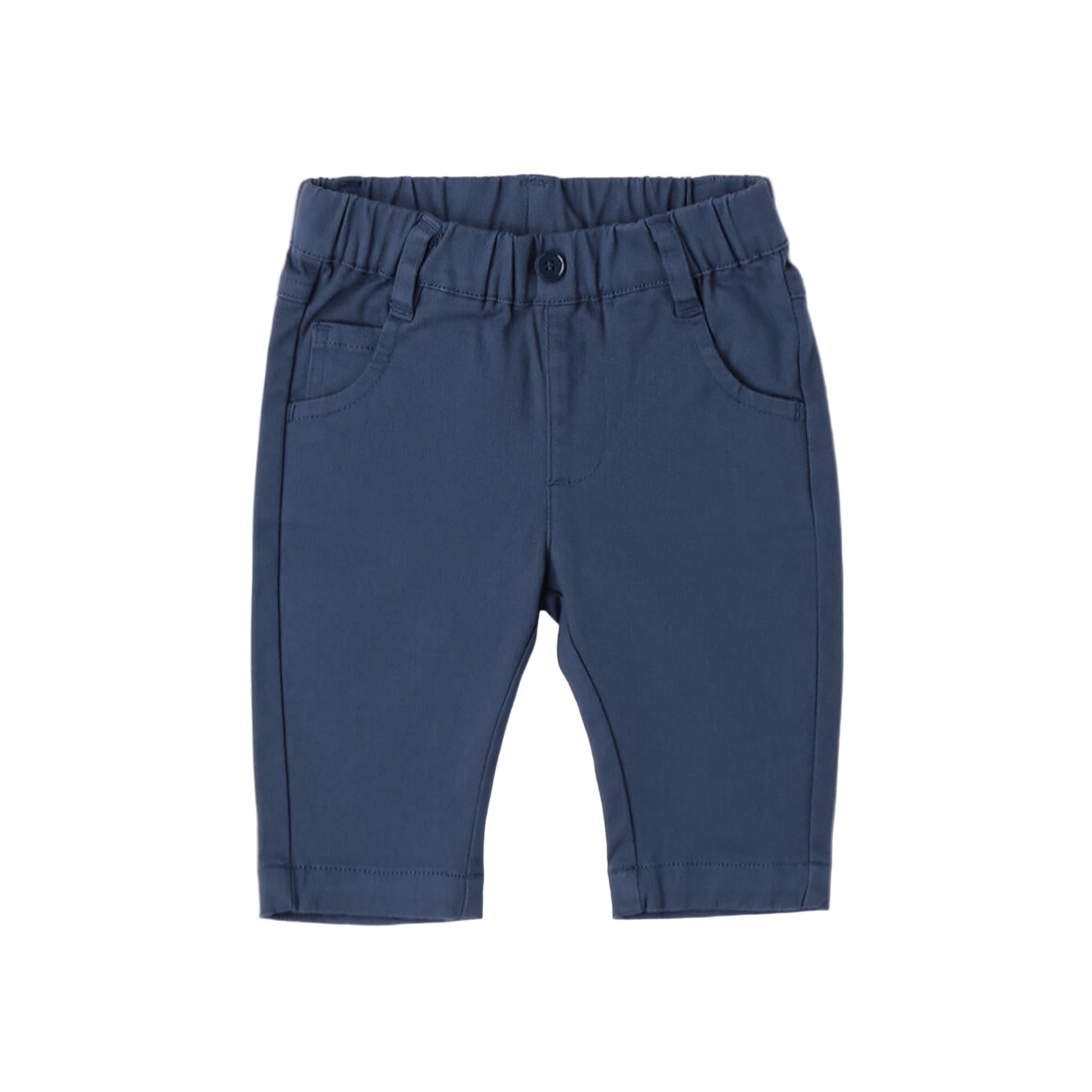 Pantalone Twill Cotone Stretch Bimbo Blu 3F623/3656
