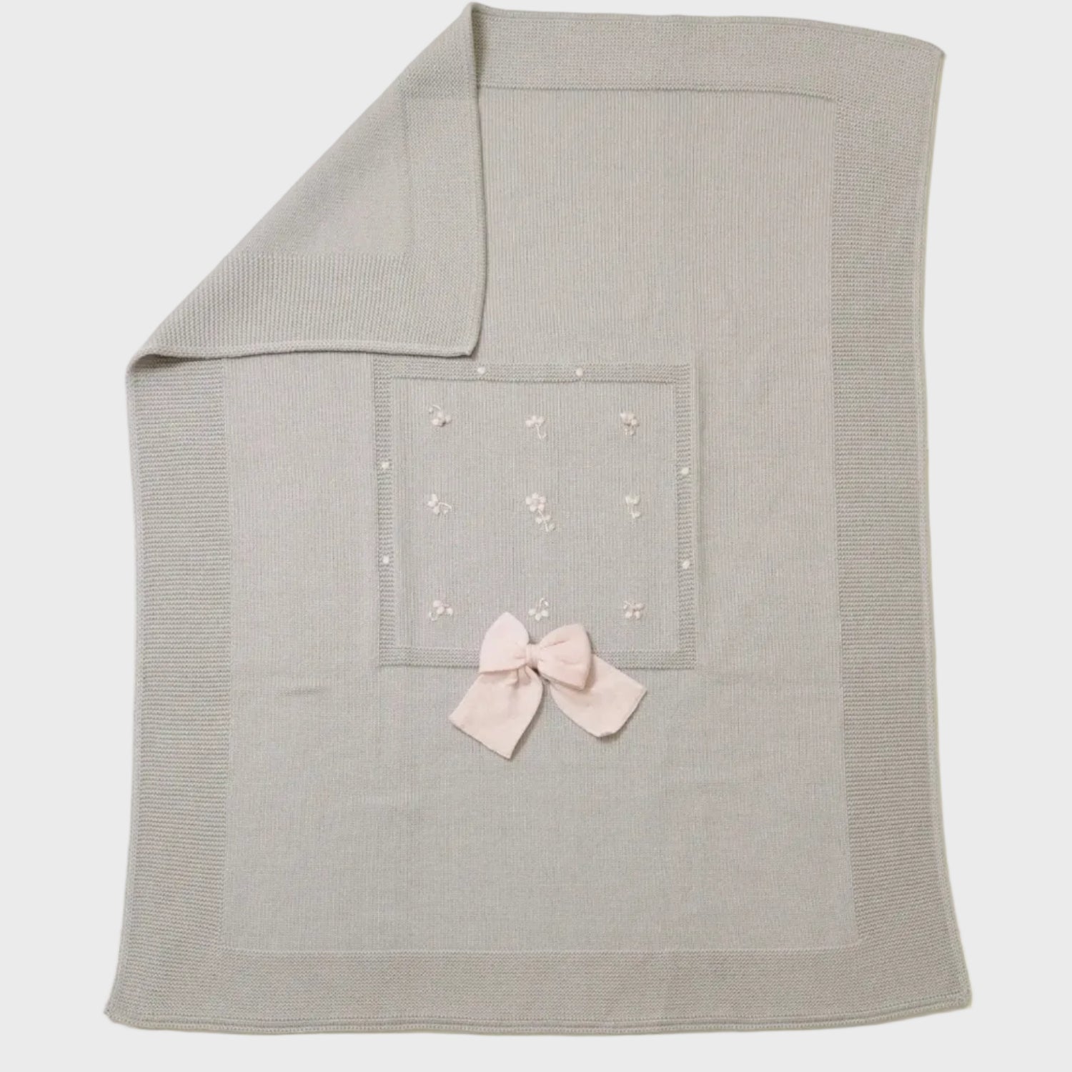 Coperta Neonata Avorio FIORI 132/S by BABY LORD