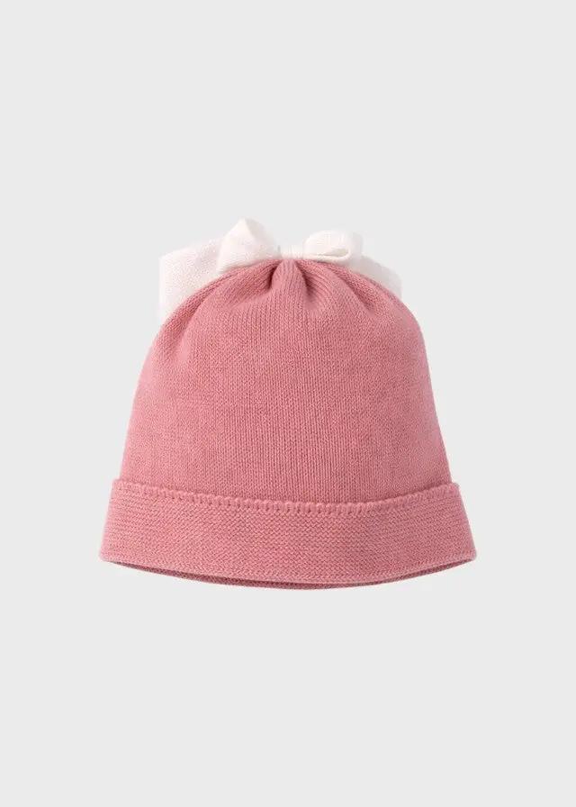 Cuffia Neonata Rosa FIOCCO 681/ by BABY LORD