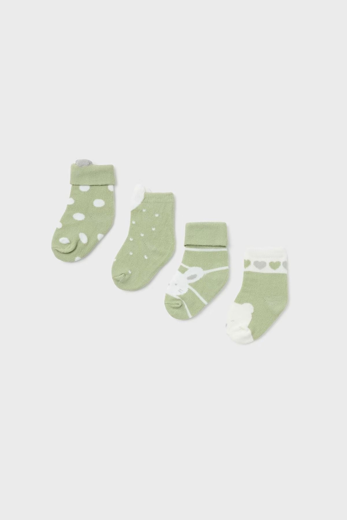 Set 4 calze  VERDE 9658/K -  NANU' BABY