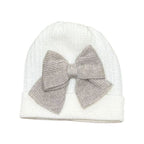 Cuffia Neonata Panna FIOCCHI/640 by BABY LORD