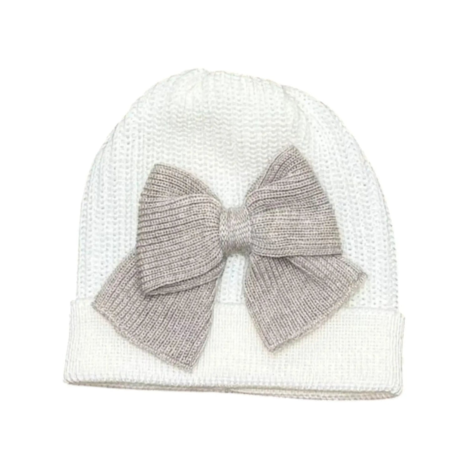 Cuffia Neonata Panna FIOCCHI/640 by BABY LORD