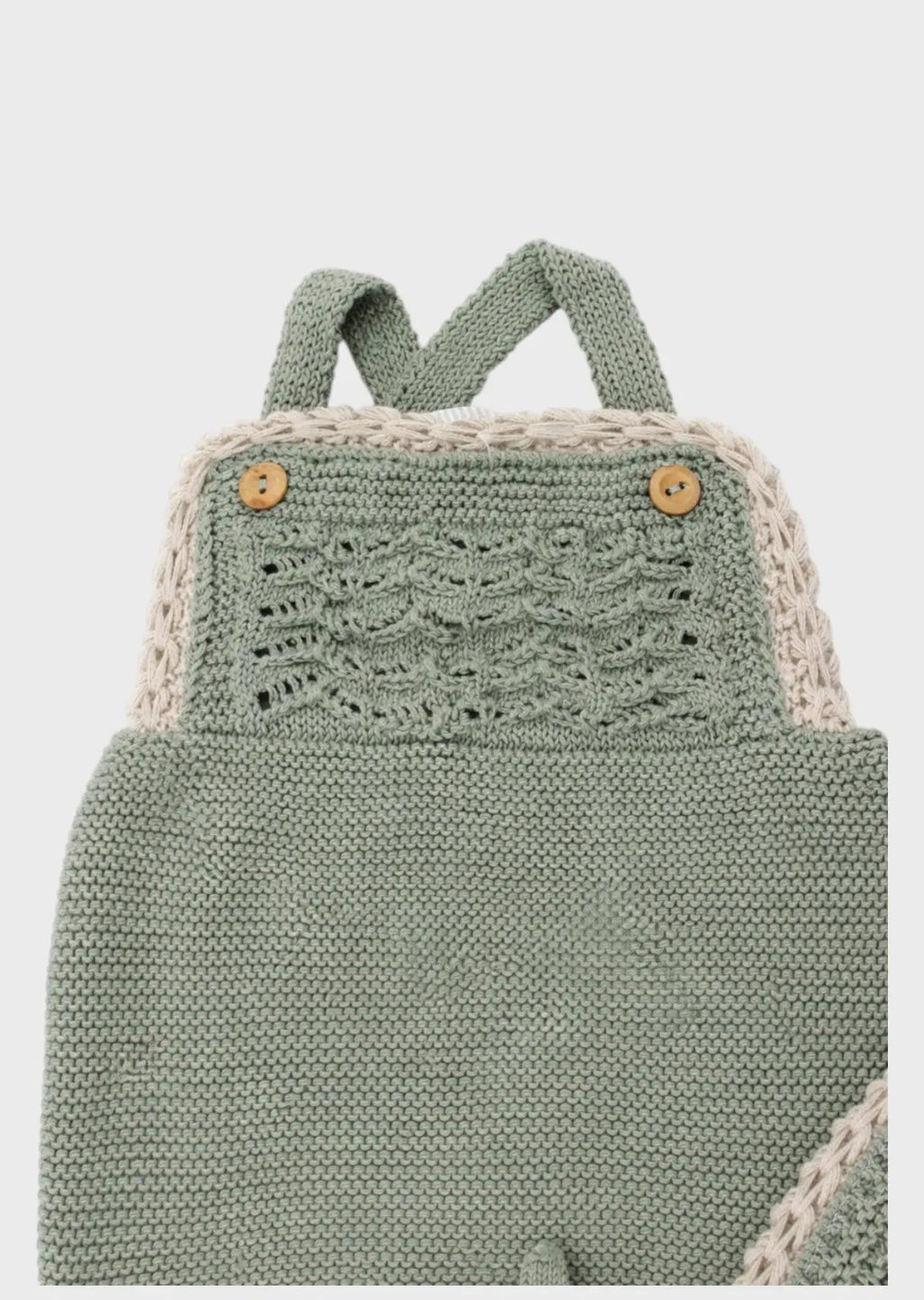 Salopette Bimba Verde CROCHE' 8004/24 by MARTA Y PAULA