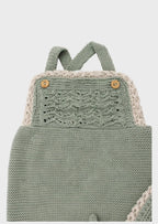 Salopette Bimba Verde CROCHE' 8004/24 by MARTA Y PAULA