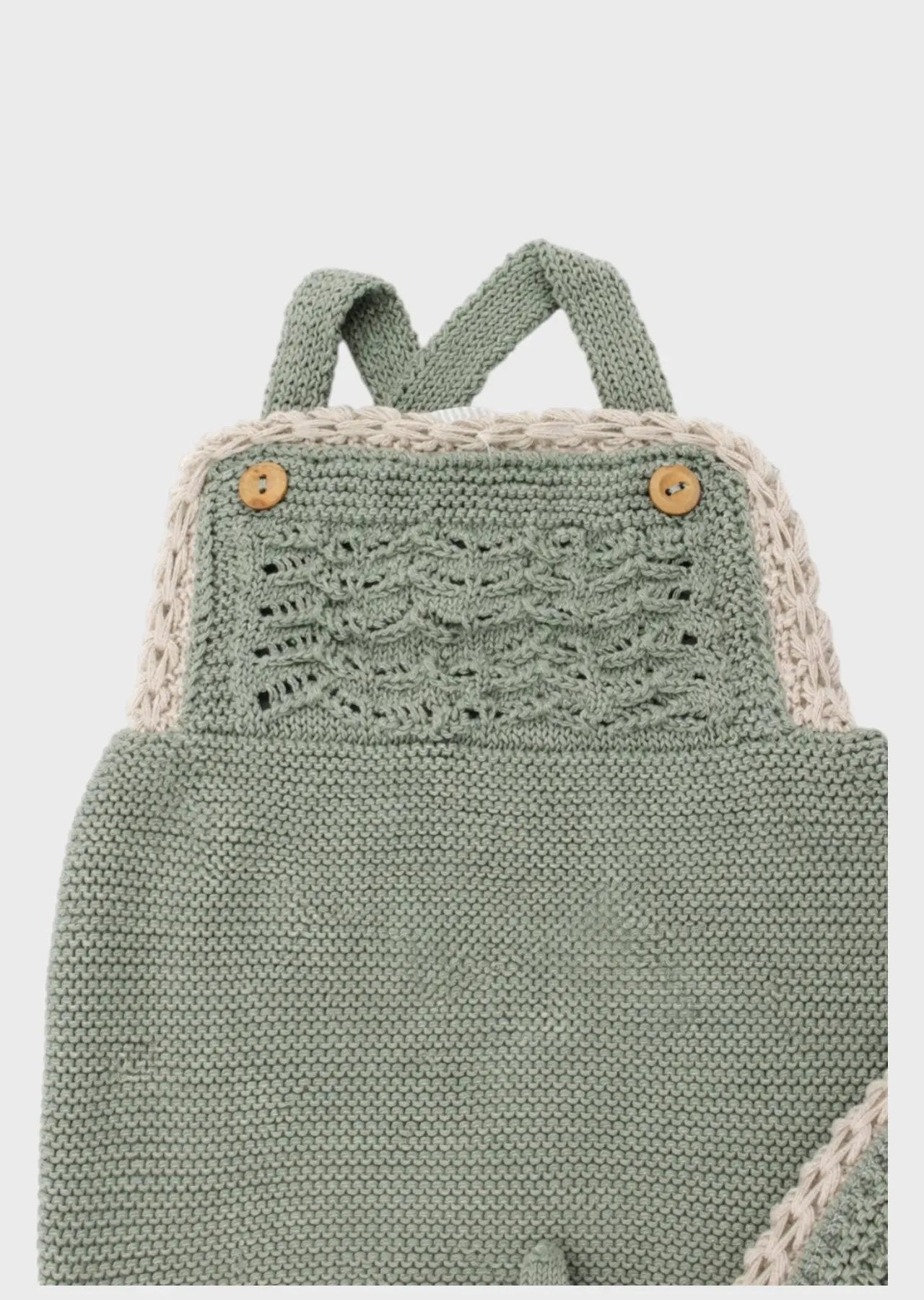 Salopette Bimba Verde CROCHE' 8004/24 by MARTA Y PAULA