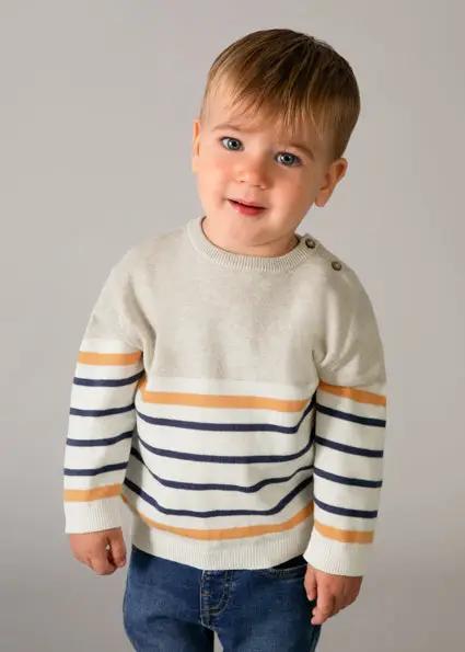 Maglia Bimbo Avorio Cotone 1309/71 by MAYORAL