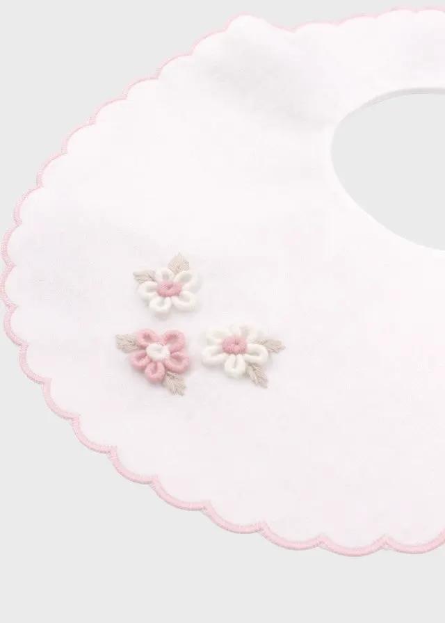 Bavetta Neonata Rosa NAIME/BAV-R by PICCOLA GIUGGIOLA