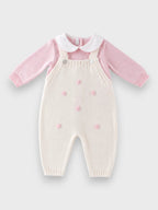 Salopette Bianco FIORI DI LOTO 329C/3031 by BABY LORD