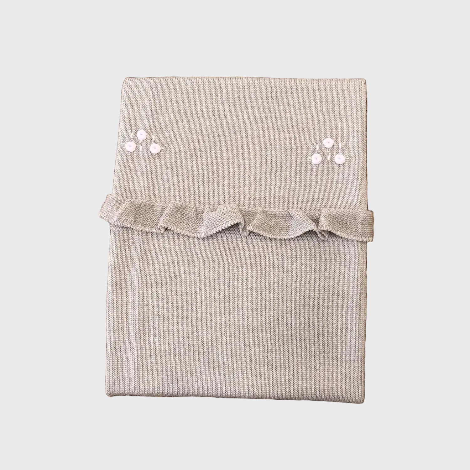 Coperta Neonata Beige ROUCHES 125 by BABY LORD
