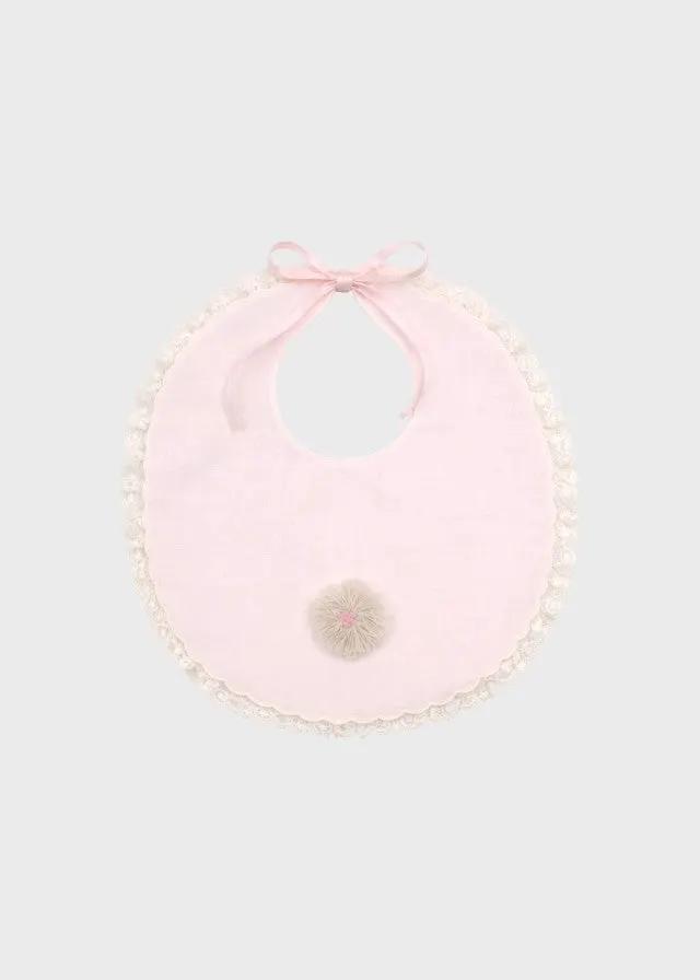 Bavetta Neonata Rosa AMY/817 by PICCOLA GIUGGIOLA