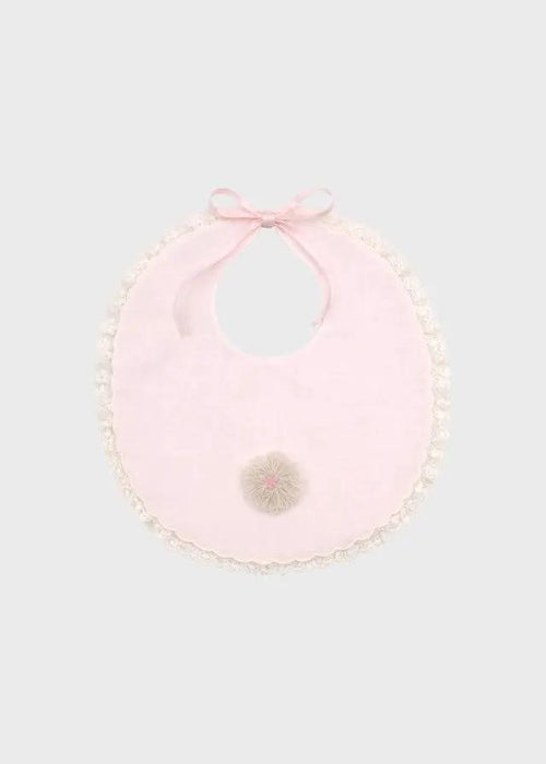 Bavetta Neonata Rosa AMY/817 by PICCOLA GIUGGIOLA
