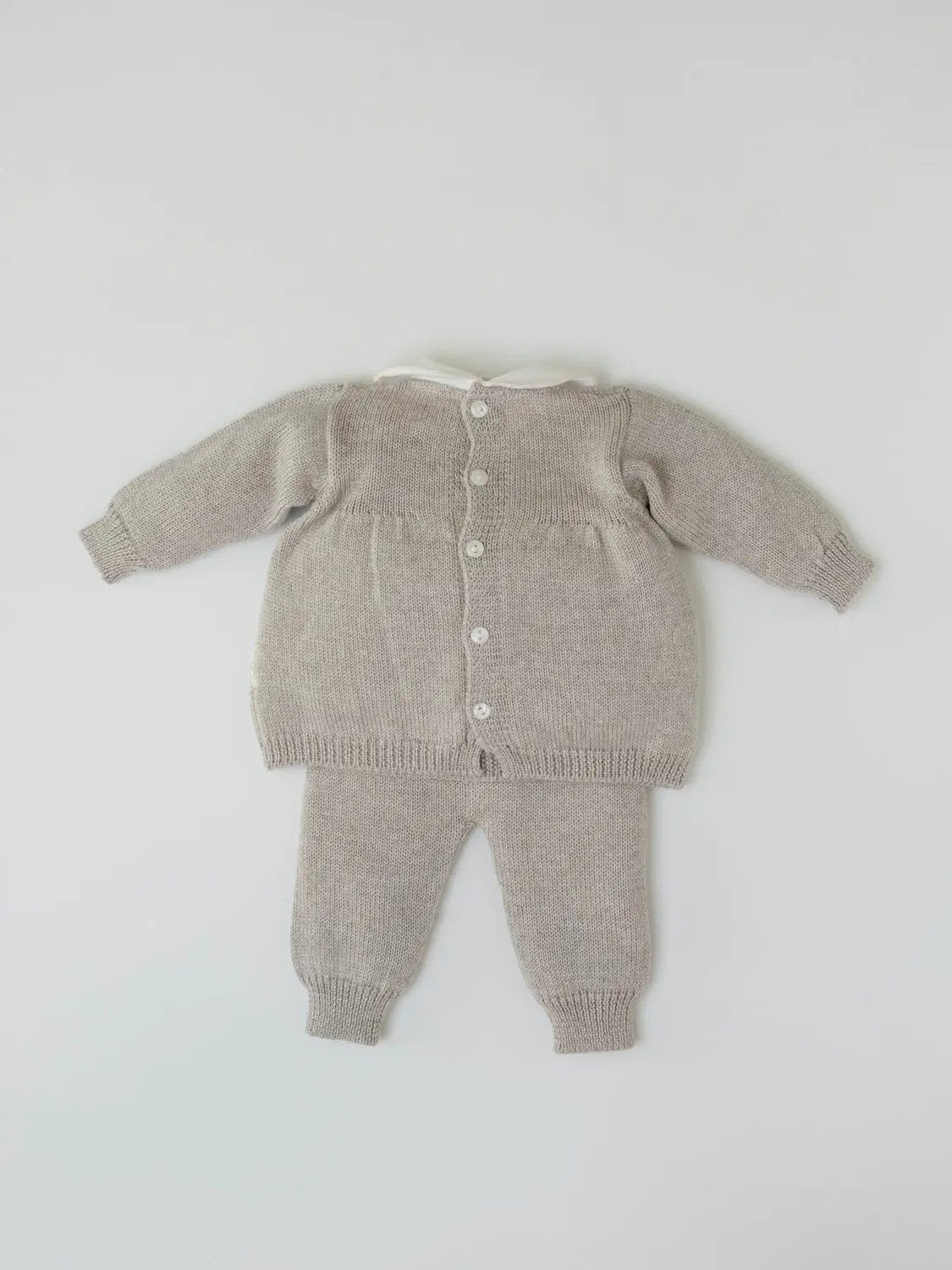 Completo nascita Neonata Tortora CLAUDIA/CN-T by PICCOLA GIUGGIOLA