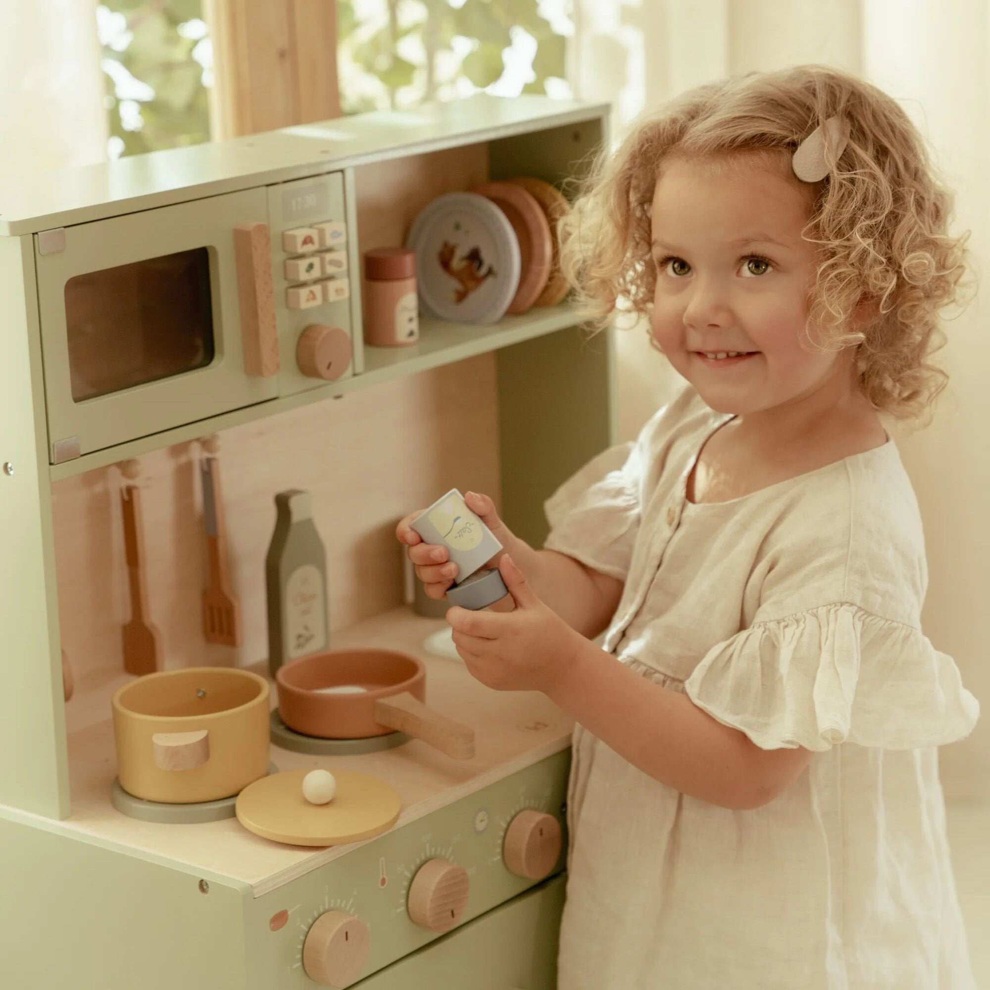 Cucina da gioco in legno  Multicolore LD2500 -  NANU' BABY
