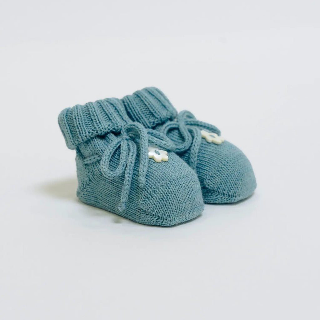 Babbucce Neonato Verde ORSETTO 705/E by BABY LORD