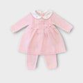 Completo nascita Neonata Rosa ROUCHES 403/R by BABY LORD