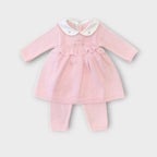Completo nascita Neonata Rosa ROUCHES 403/R by BABY LORD