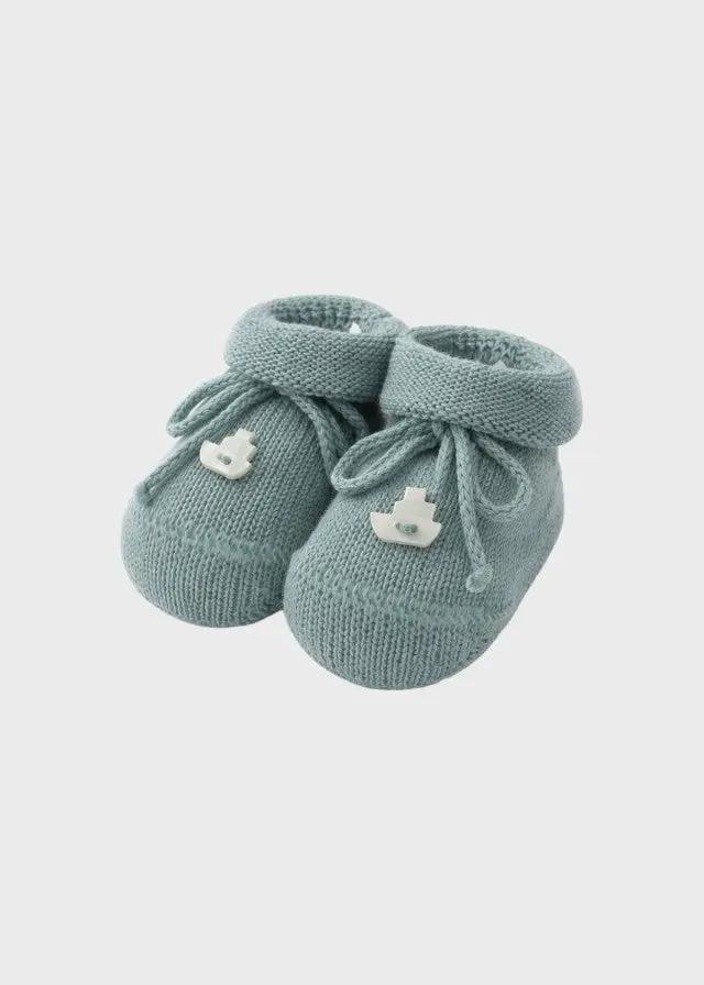 Babbucce Neonato Verde ORSETTO/767-V by BABY LORD