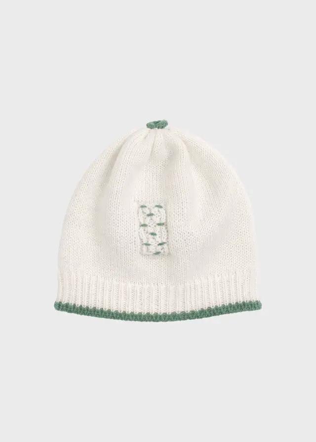 Cuffia Neonato Bianco MONDELLO 1409 by PICCOLA GIUGGIOLA