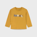 T-shirt Bimbo Giallo 108/28 by MAYORAL