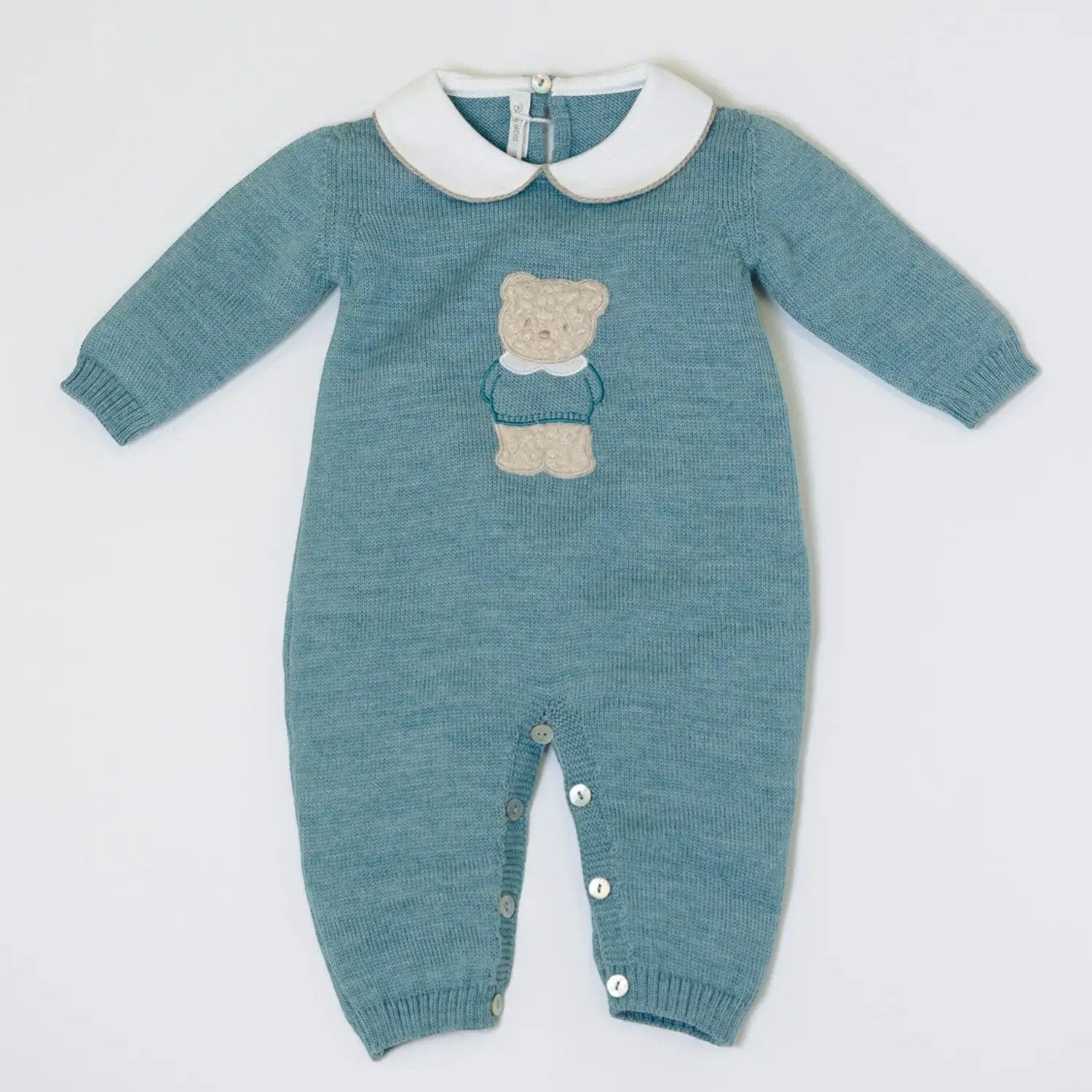 Tutina Neonato Verde ORSETTO 334/E by BABY LORD