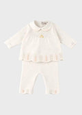 Completo nascita Neonata Bianco FEDERICA/CN by PICCOLA GIUGGIOLA