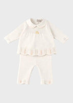 Completo nascita Neonata Bianco FEDERICA/CN by PICCOLA GIUGGIOLA