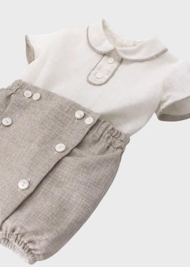 Completo Cerimonia Bimbo Beige 39820 by LILUS