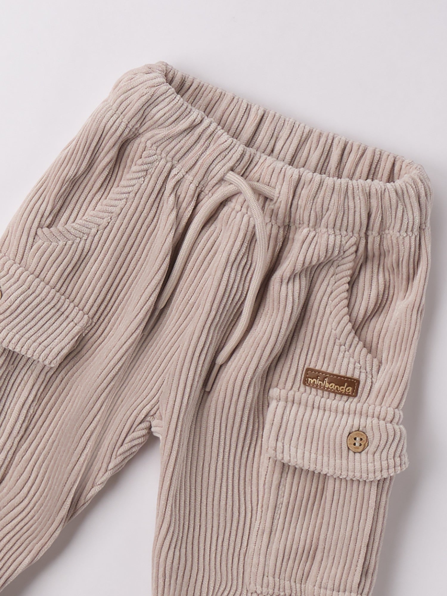 Pantalone Tessuto Navetta Lungo Bimbo TORTORA 3F627/521