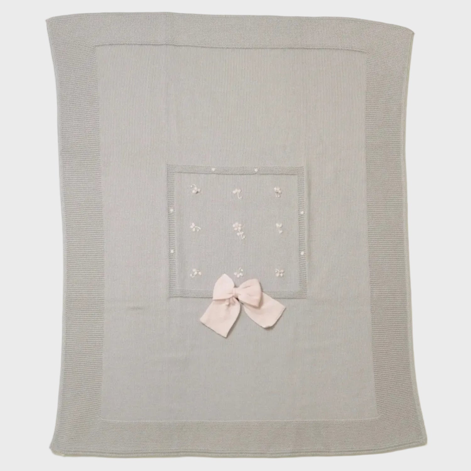 Coperta Neonata Avorio FIORI 132/S by BABY LORD