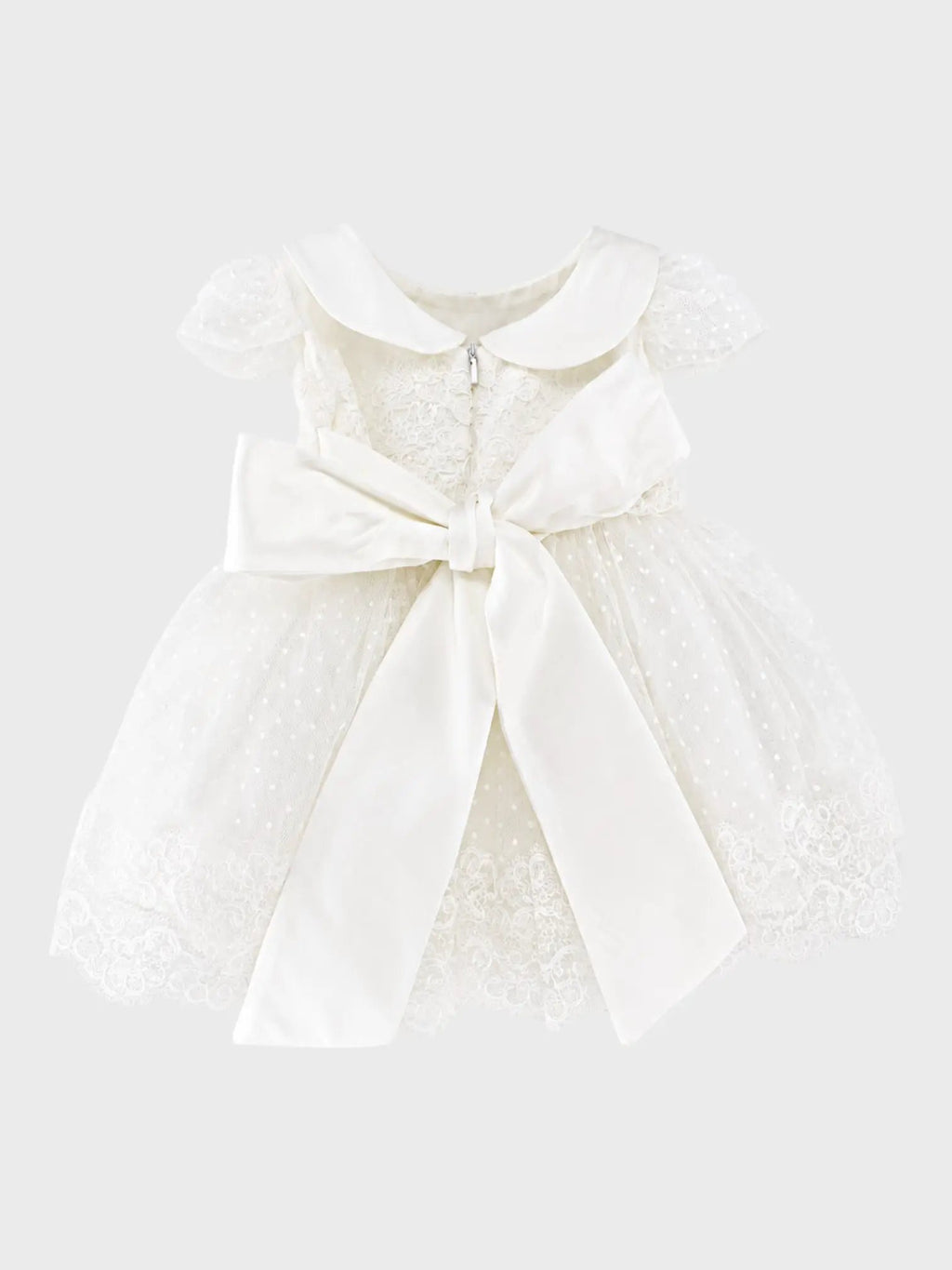 Abito Cerimonia Bimba Bianco FB082 BIS by FLO' SARTORIA ITALIANA