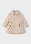 Cappotto Bimba Avorio 2415/12 by MAYORAL