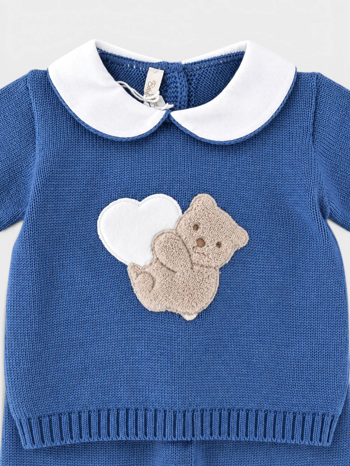 Completo nascita Neonato Blu TEDDY LOVE 518/I by BABY LORD