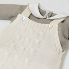 Completo nascita Neonato Panna BRAIDING 322M/P by BABY LORD
