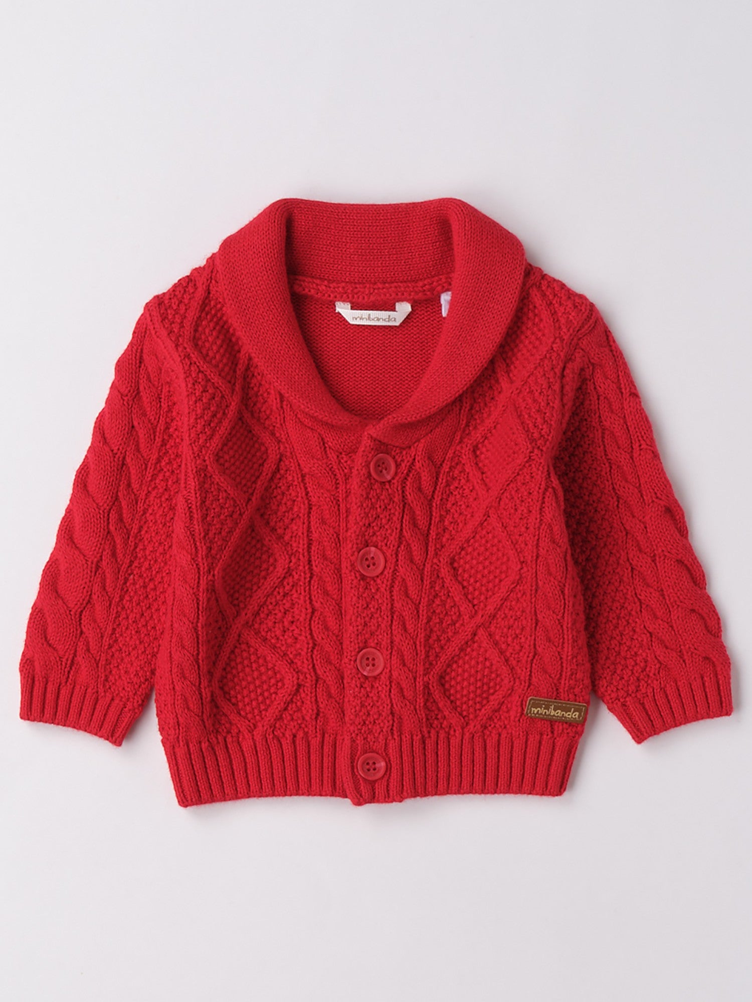 Cardigan Scaldacuore Bimbo Rosso 3F657/2253