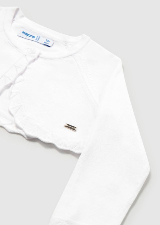 Giacca Bimba Bianco 306/86 by MAYORAL