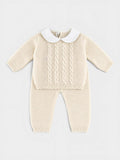 Completo nascita Neonato Panna BRAIDING 516/P by BABY LORD