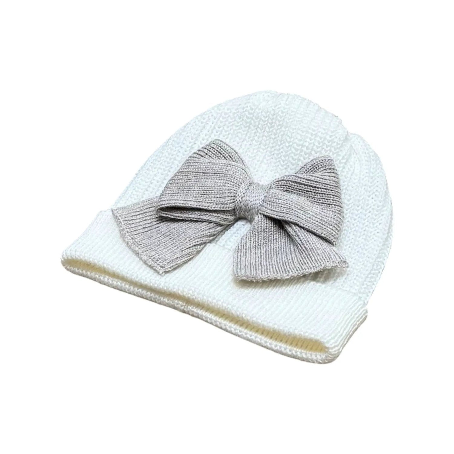 Cuffia Neonata Panna FIOCCHI/640 by BABY LORD