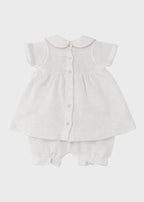 Completo nascita Neonata Bianco ROSELLINE 463 by BABY LORD